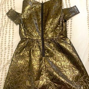 Gold dress